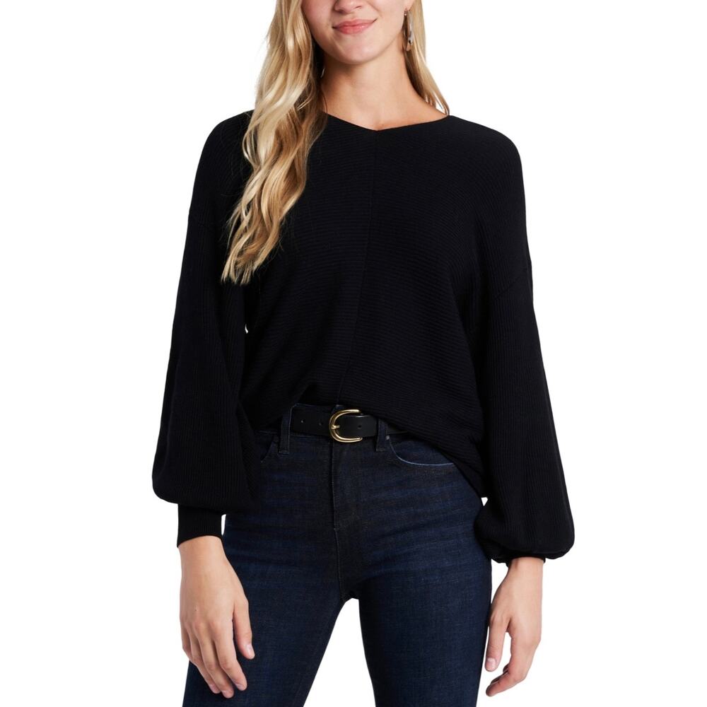 1. State Rib Sweater Bubble LongSleeve SZ M NWT